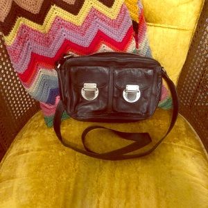 Black Fossil Crossbody Bag